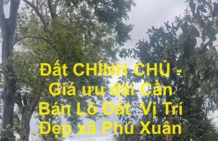 Đất CHÍNH CHỦ - Giá ưu đãi Cần Bán Lô Đất  Vị Trí Đẹp xã Phú Xuân huyện Krong Năng, tỉnh Đắk lắk